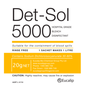 Det-Sol 5000 - Eucalip Group Hospital-Grade Disinfectant